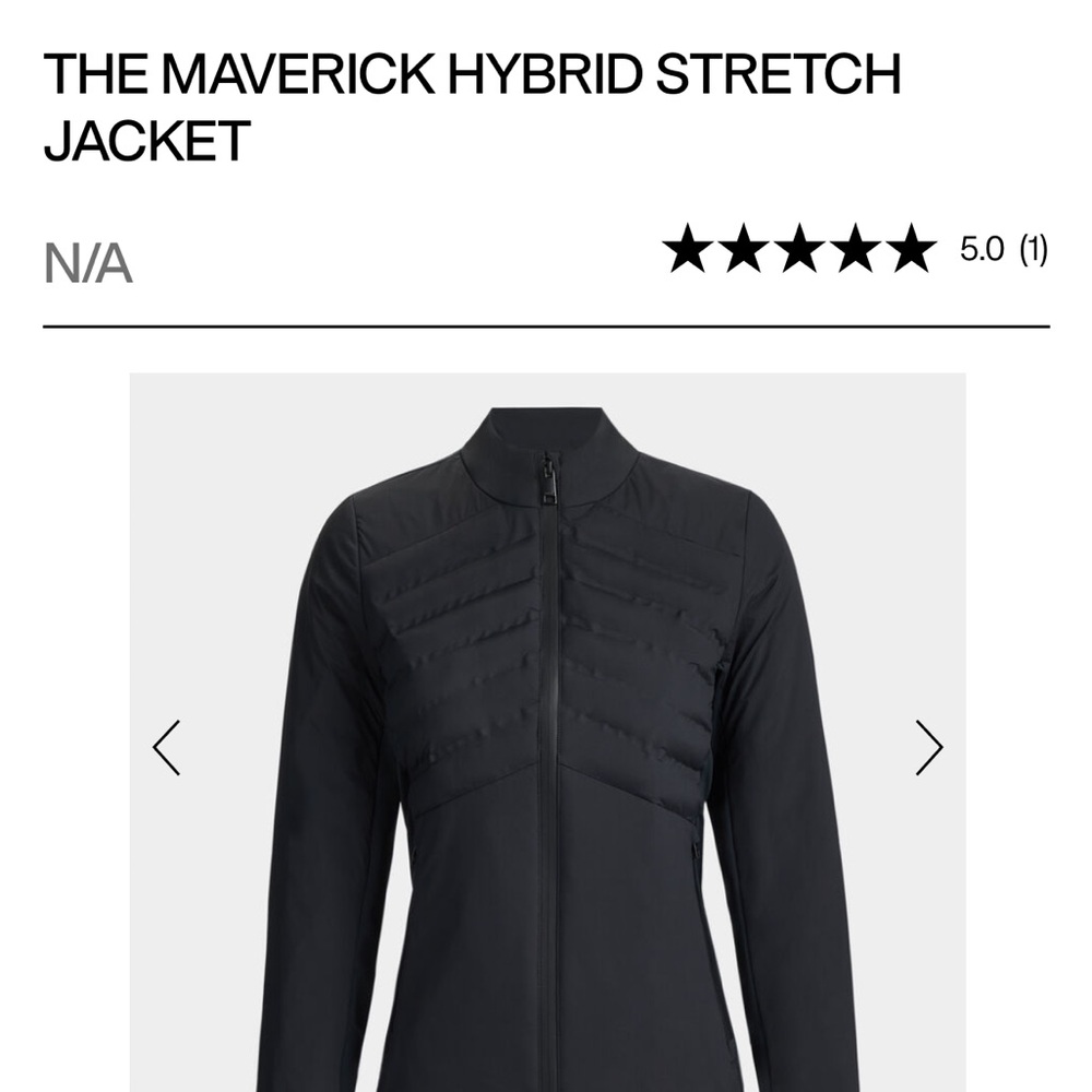 G/FORE Women's Black Hybrid Stretch Jacket